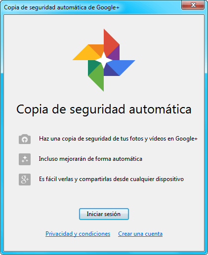 Copia de seguridad de Google Drive
