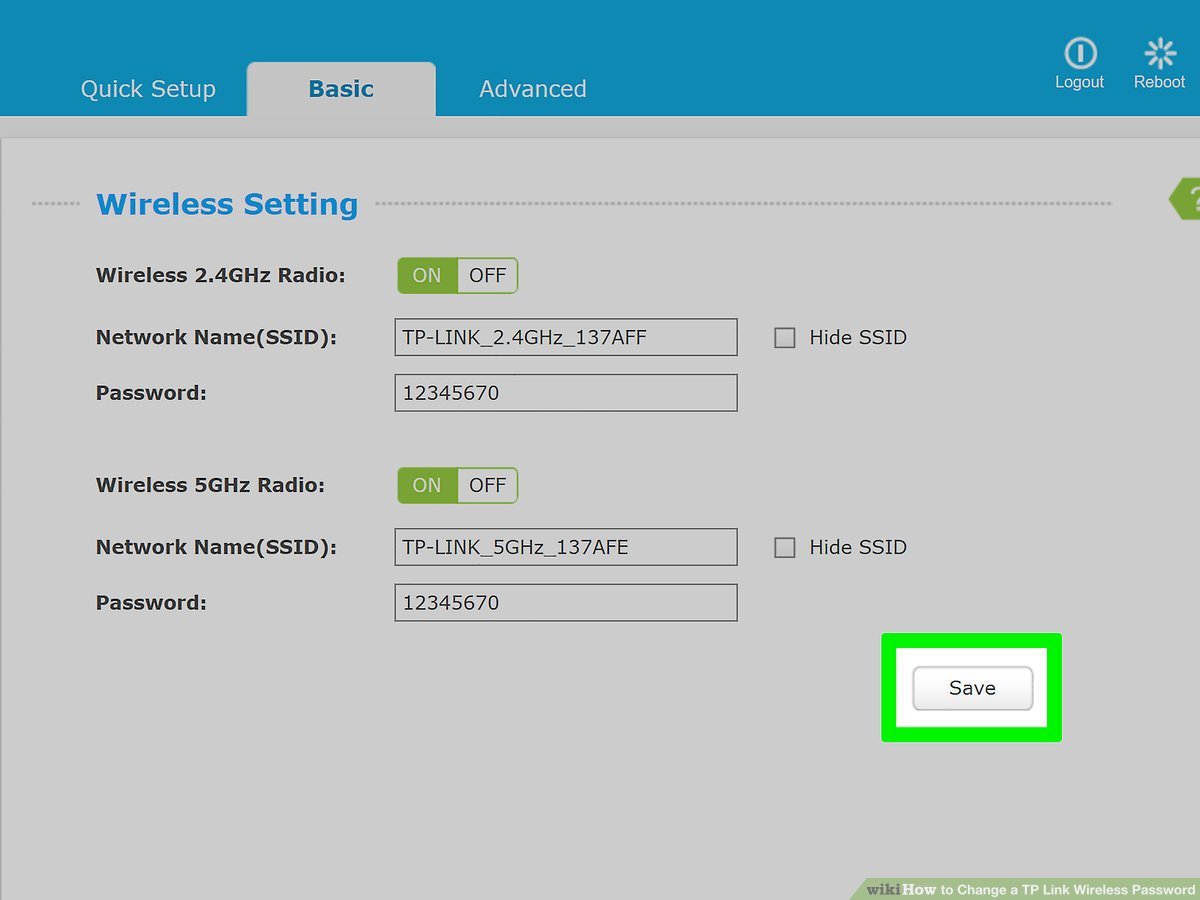 Come cambiare la password Wi-Fi