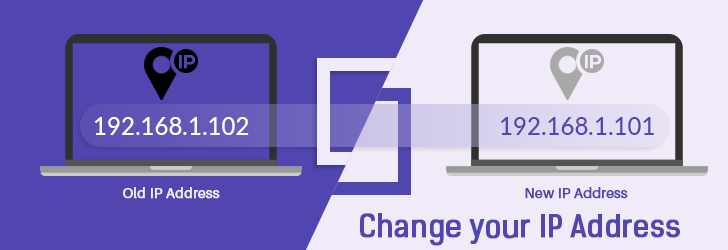 how to change ip address