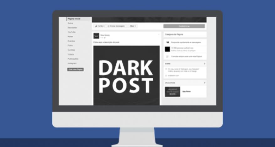 Facebook dark post