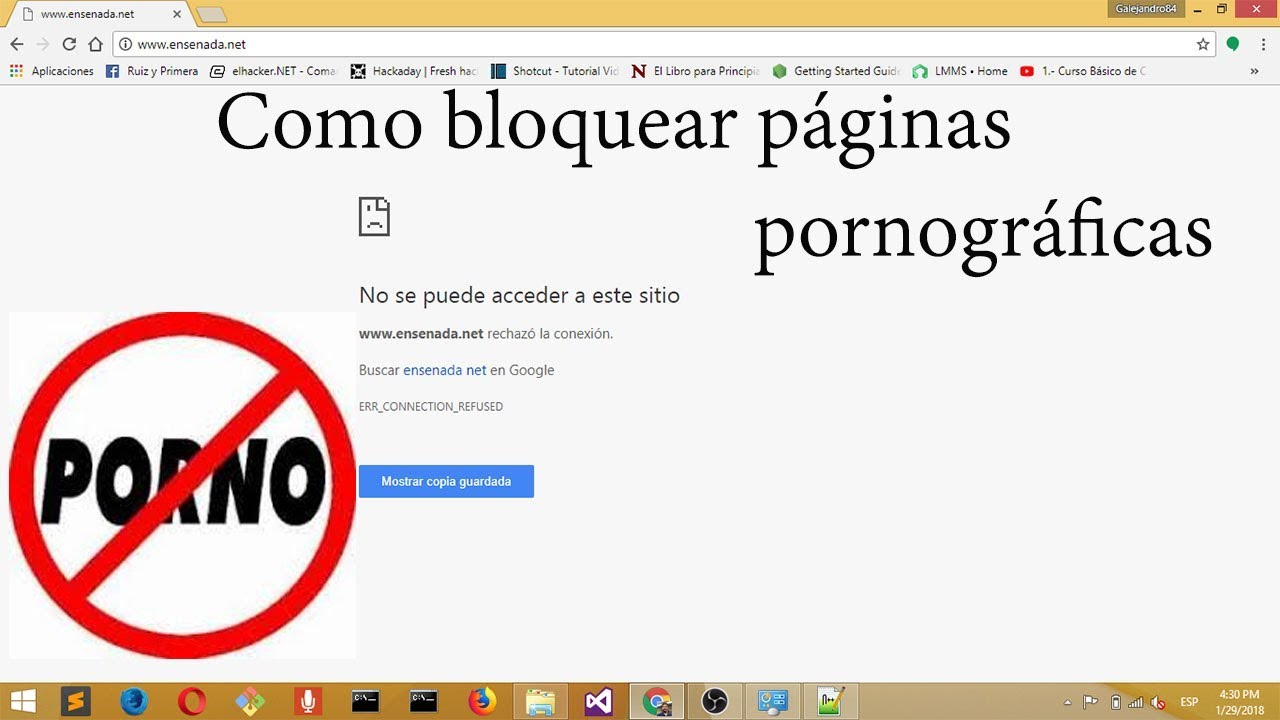 Cómo bloquear sitios