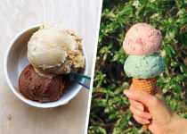 Difference between ice cream and custard