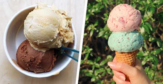 Difference between ice cream and custard
