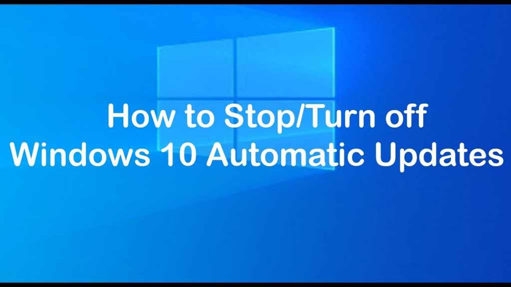 stop windows 10 update