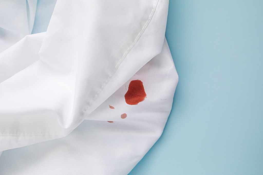 How to get blood out of sheets?