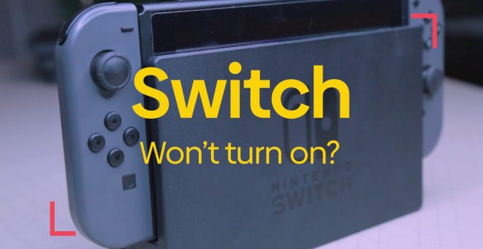 switch wont turn on