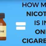 How much nicotine is in a cigarette