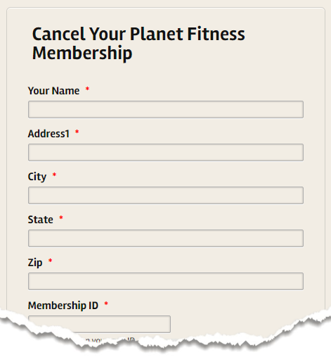 How to cancel planet fitness membership?