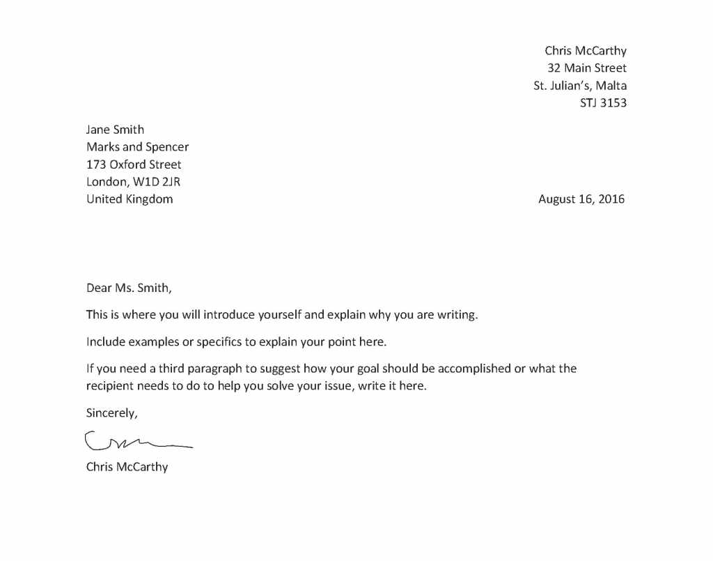 How to write a formal letter - Smartest Computing