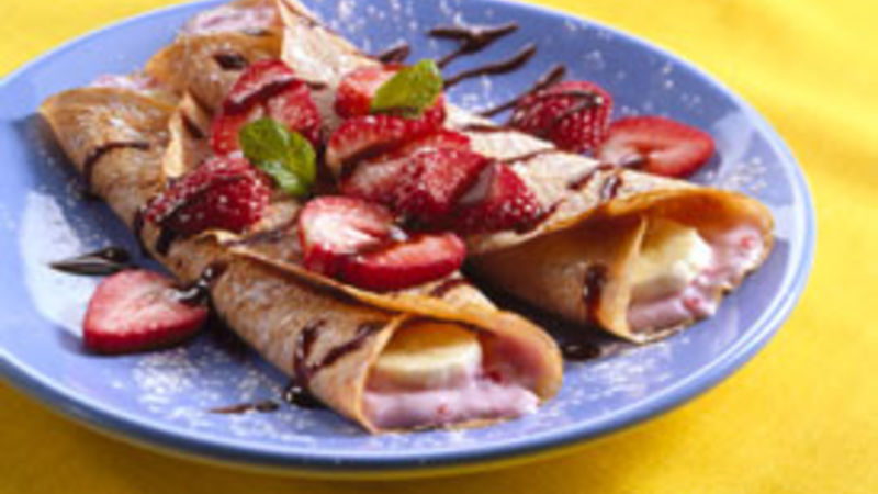 strawberry crepe