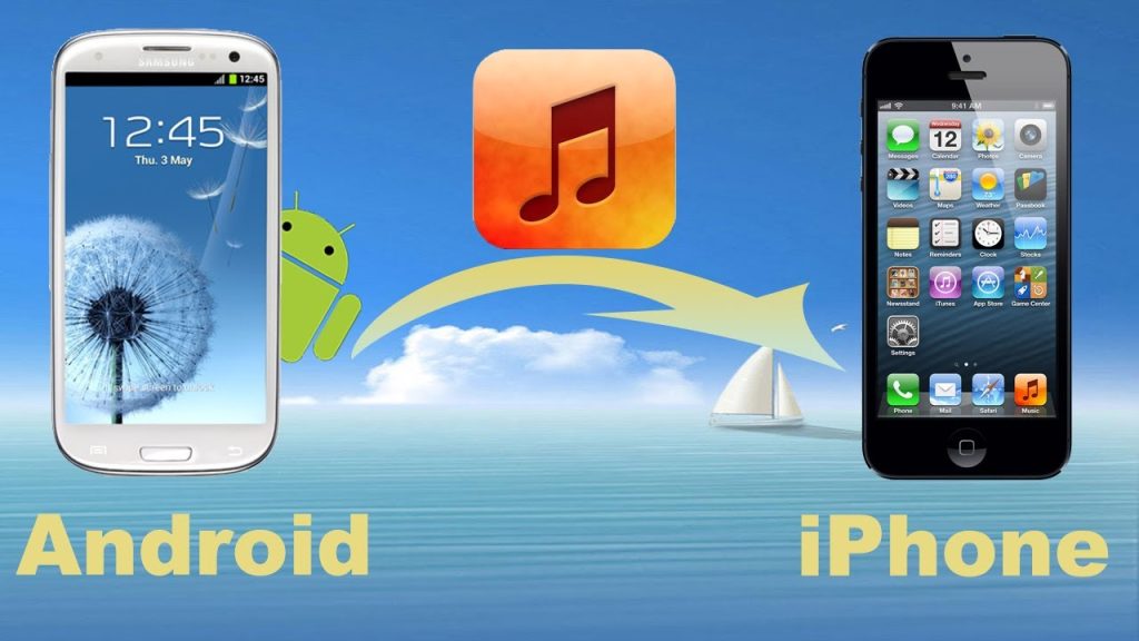 how to transfer music from android to iphone