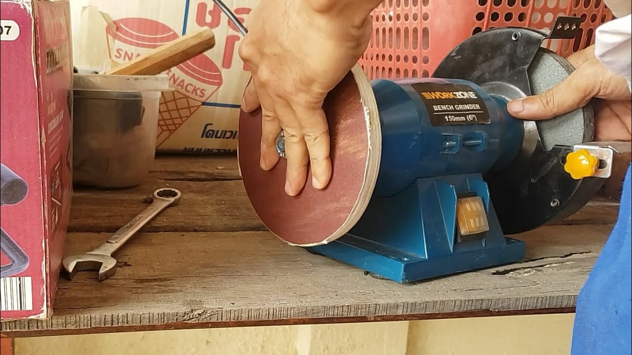 Can you sand wood with a bench grinder？