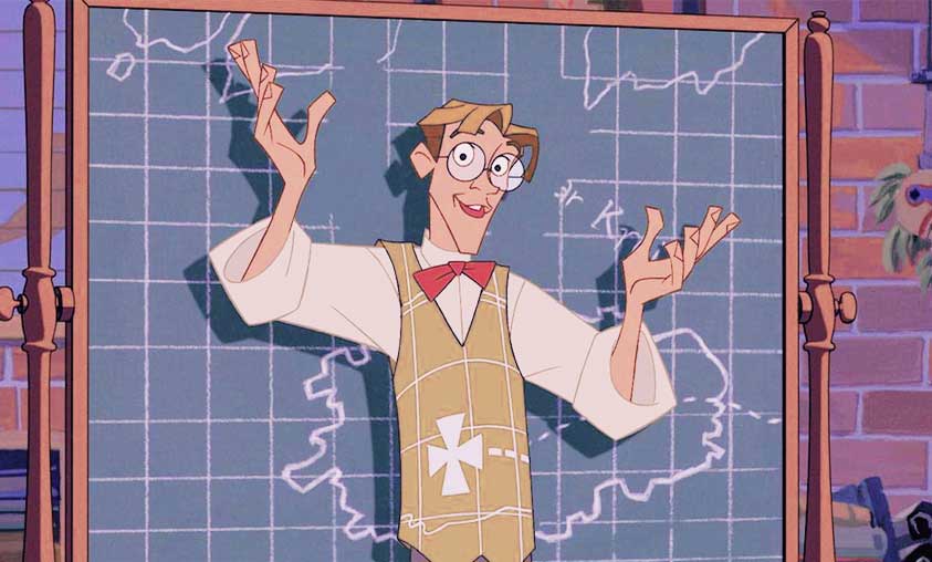 Milo Thatch is the main character from Atlantis: The Lost Empire