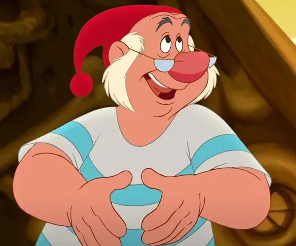 Smee is the second antagonist from the peter pan series. 