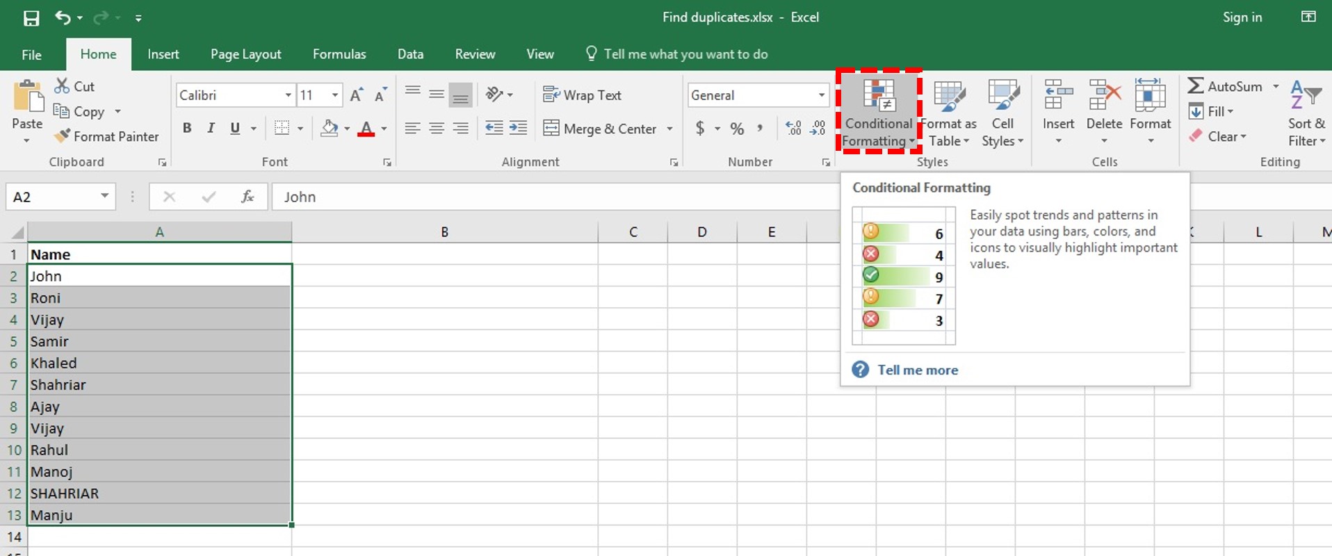 How to Find Duplicates in Excel in 3 Quick Steps