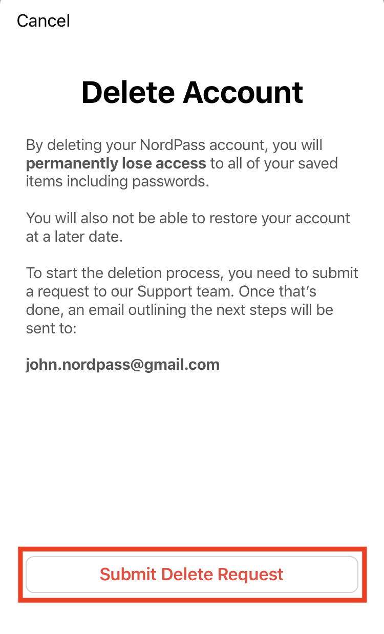 How to Delete NordVPN Account