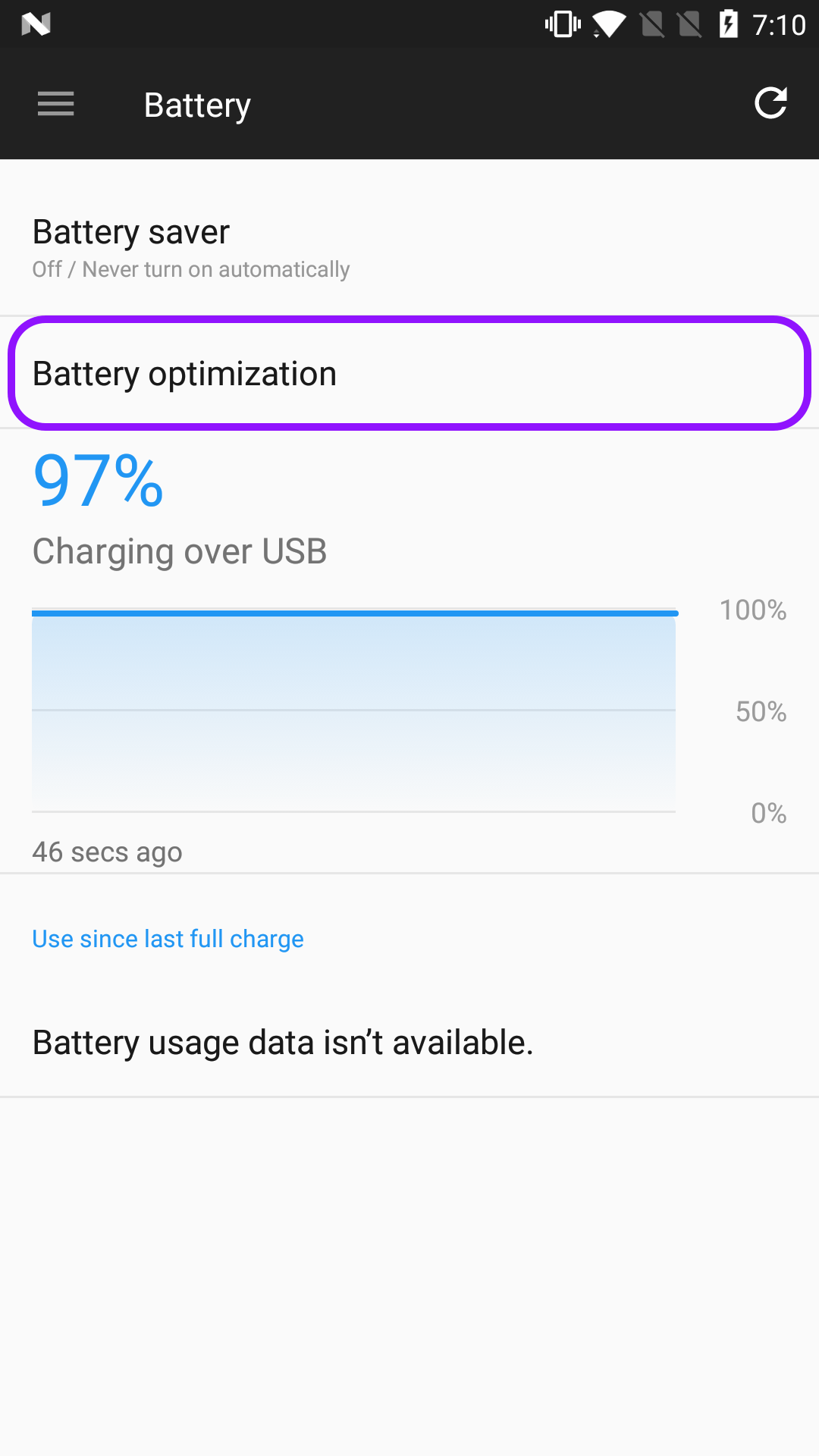 how to turn off optimized battery charging